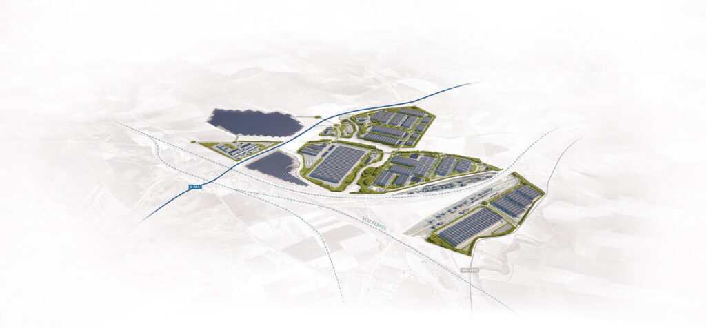 Plan du futur nœud logistique d'Antequera